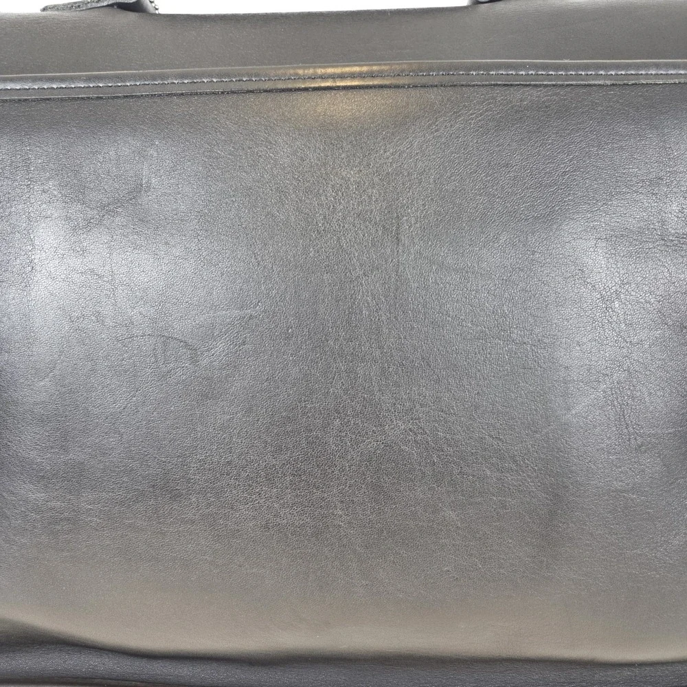 Coach Vintage Black Metropolitan Messenger Bag Leather Briefcase Authentic #5180